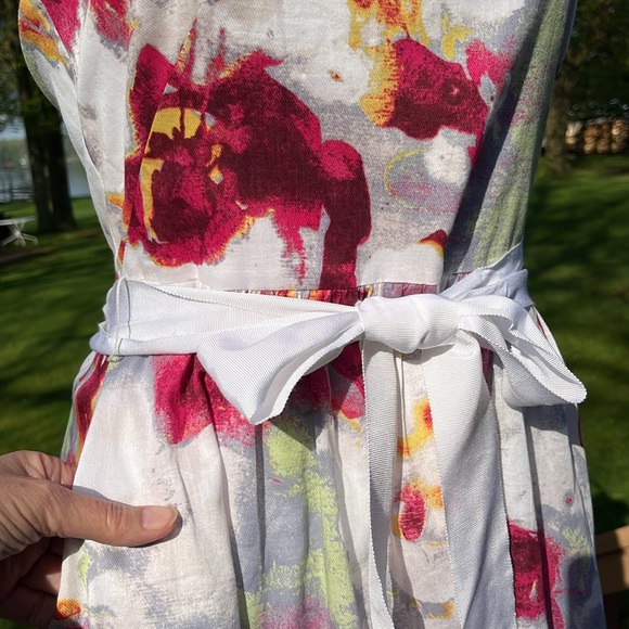 Banana Republic abstract strapless dress 8 - Picture 4 of 12